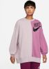 Nike Sportswear Extra oversized danssweatshirt van fleece Paars online kopen