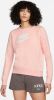 Nike Sportswear Essential Fleece sweatshirt met ronde hals voor dames Roze online kopen
