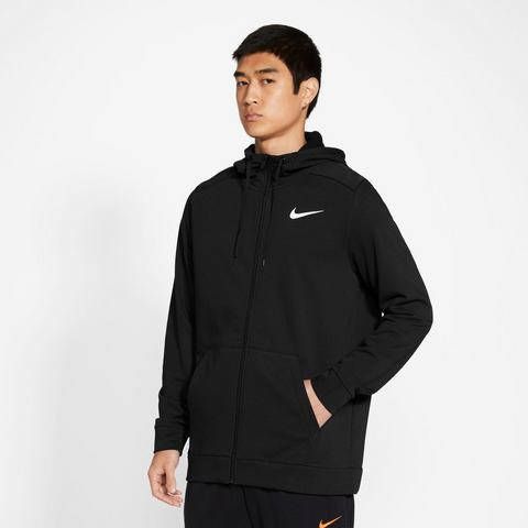 Nike Dri FIT Trainingshoodie met rits voor heren Zwart online kopen