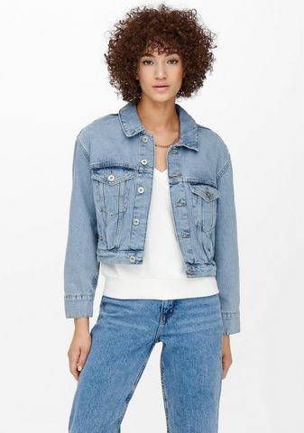 Only Onljagger Pleat Jacket , Blauw, Dames online kopen