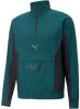 Puma fit woven half zip sportjas groen heren online kopen