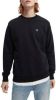 Scotch and Soda Truien Essentials Organic cotton felpa crewneck sweatshirt Blauw online kopen