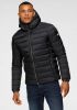 Superdry Winterjas fuji hooded classic puffer jacket dark moss(m5011201a gul ) online kopen