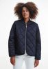 Tommy Hilfiger Gewatteerde jas QUILTED BOMBER JACKET met tape in kleuren bij de kraag online kopen