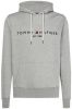 Tommy Hilfiger Herren Kapuzensweatshirt Logo Hoody , Grijs, Heren online kopen