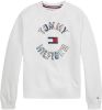 Tommy Hilfiger Sweater met logoborduring en pailletten online kopen