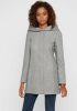 Vero Moda Lange jas Vrouwelijke , Grijs, Dames online kopen