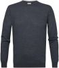 Profuomo Fijngebreide pullover in merino wolblend online kopen