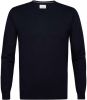 Profuomo Fijngebreide pullover van merino wol met V hals online kopen