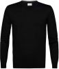 Profuomo Fijngebreide pullover van merino wol met V hals online kopen