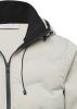 Cast Iron Gebroken Wit Gewatteerde Jas Hooded Jacket Tech Jersey Interlock online kopen
