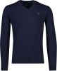 Gant V hals gebreide kleding , Blauw, Heren online kopen