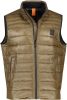 Hugo Boss bodywarmer bruin normale fit effen rits online kopen