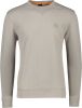 Hugo Boss sweater bordeaux effen katoen ronde hals online kopen