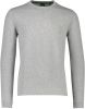 Hugo Boss sweater grijs effen katoen ronde hals online kopen