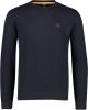 Hugo Boss sweater bordeaux effen katoen ronde hals online kopen