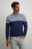 State of Art trui blauw grijs ontwerp Regular Fit online kopen