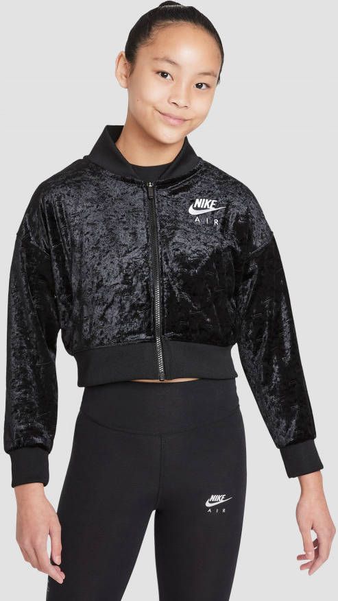 Nike Air sweatvest van fluweel met logoborduring online kopen