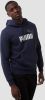 Puma essentials+ 2 col big logo fleece trui blauw heren online kopen