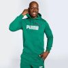 Puma essentials+ big logo trui groen heren online kopen