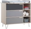 Geuther Marit Commode Acacia/Grijs Commode Inclusief Commode online kopen