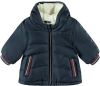 NAME IT BABY gewatteerde winterjas Mingo donkerblauw/rood/wit online kopen