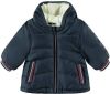NAME IT BABY gewatteerde winterjas Mingo donkerblauw/rood/wit online kopen