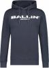 Ballin by Purewhite hoodie met tekst donkerblauw online kopen
