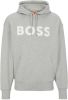 Hugo Boss Webasichood hoodie met logoprint online kopen