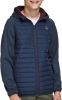 JACK & JONES JUNIOR gewatteerde tussenjas JJEMULTI donkerblauw/donkerrood online kopen