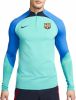 Nike FC Barcelona Strike Trainingstrui 2022 2023 Turquoise Blauw online kopen