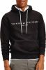 Tommy Hilfiger Herren Kapuzensweatshirt Logo Hoody , Zwart, Heren online kopen