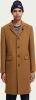 Scotch & Soda Camel Mantel Classic Wool blend Overcoat online kopen