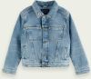 Scotch and Soda Jassen Kids Denim Jacket In Organic Cotton Blauw online kopen