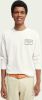 Scotch & Soda T shirt met lange mouwen van zwaar biologisch katoen online kopen