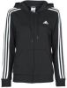 Adidas Essentials French Terry 3 Stripes Full Zip hooded sweatshirt , Zwart, Dames online kopen