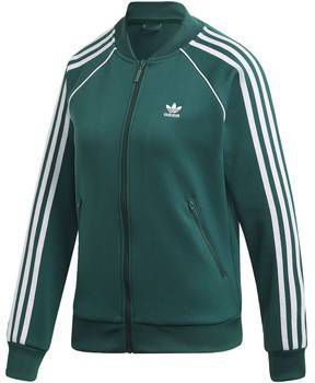 Adidas Originals Superstar Track Top Dames Groen Dames - Jassenshoponline.nl