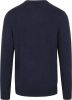 Gant V hals gebreide kleding , Blauw, Heren online kopen