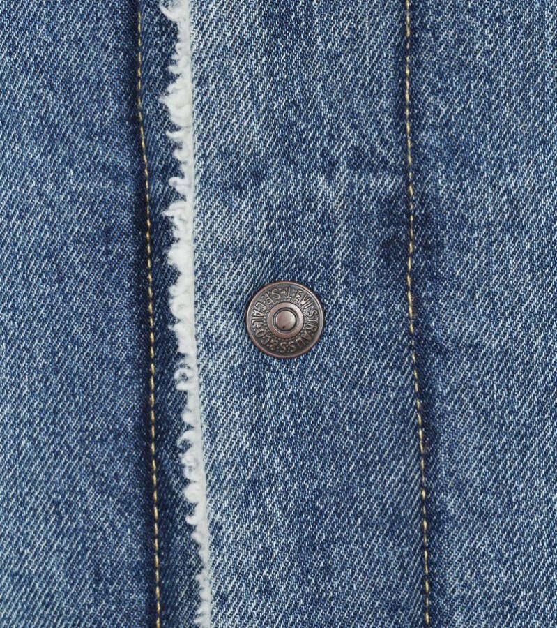 Levi's Levis 36137 0005 Exbf Sherpa Jacket AND Jackets Women Denim Medium Blue online kopen
