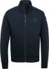 PME Legend Vest PME ZIP Jacket Structure Sweat , Blauw, Heren online kopen
