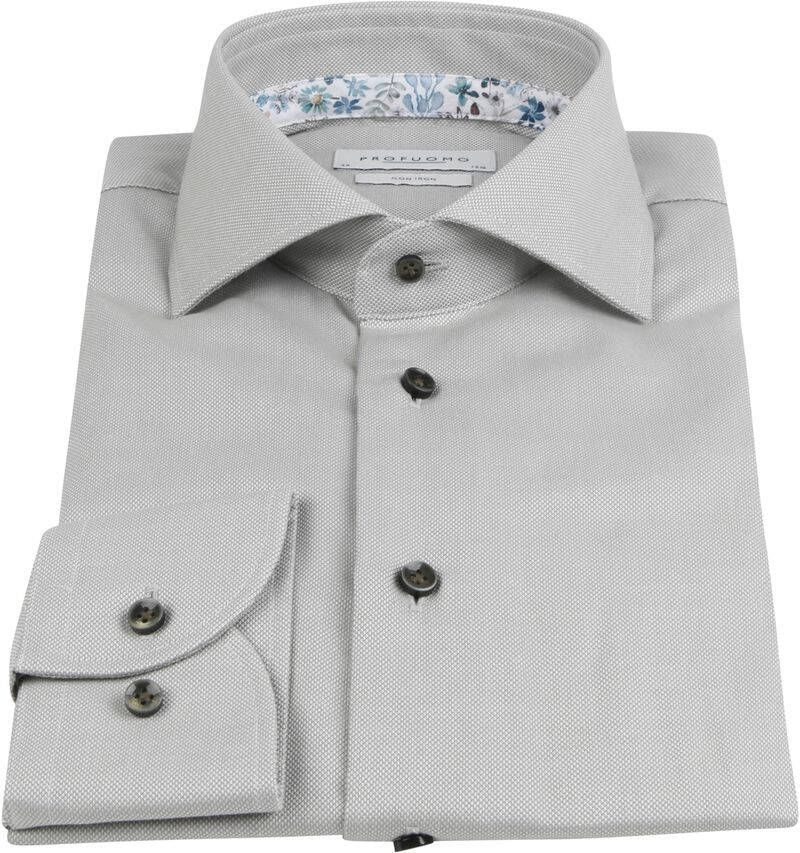 Profuomo Dobby slim fit strijkvrij overhemd met microdessin online kopen