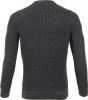 Superdry gebreide trui met textuur qs5 washed carbon black online kopen