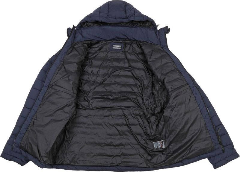 Superdry Hooded Winterjas Fuji(M5010201A 49P), Blauw, Heren online kopen