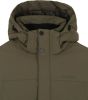 Tenson winterjas groen normale fit effen rits + knoop online kopen