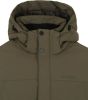 Tenson winterjas groen normale fit effen rits + knoop online kopen