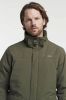 Tenson winterjas groen normale fit effen rits + knoop online kopen
