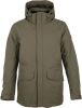 Tenson winterjas groen normale fit effen rits + knoop online kopen