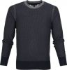 Tommy Hilfiger trui met all over print donkerblauw online kopen