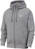Nike Sportswear Club Fleece Hoodie met rits voor heren Grijs online kopen