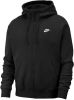 Nike Sportswear Club Fleece Hoodie met rits voor heren Zwart online kopen